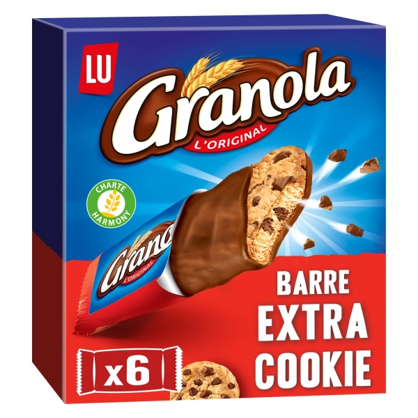 Barre Extra Cookie Granola - 168g [DLUO 29/02/2024]