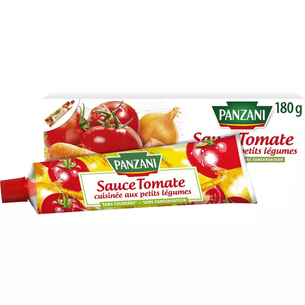 Sauce Tomate cuisinée aux petits légumes - 180g