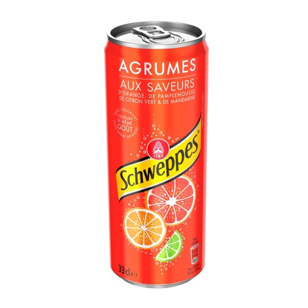 Schweppes Agrumes - 33cl [DLUO 17/10/2023]